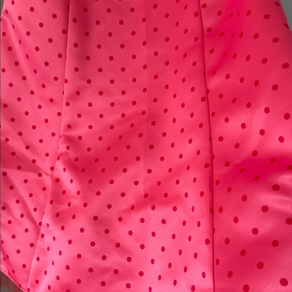 Jessica McClintock for Gunne Sax Strapless Dress Polka Dot Peek-a-Boo Tulle NWT - Picture 11 of 14